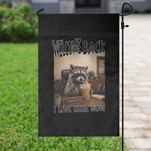 Funny Raccoon School Principal Garden Flag Welcom Back To School TS14 Print Your Wear