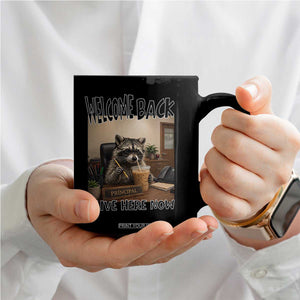 Funny Raccoon School Principal Coffee Mug Welcom Back To School TS14 Print Your Wear