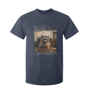 Funny Raccoon School Principal T Shirt For Kid Welcom Back To School TS14 Navy Print Your Wear