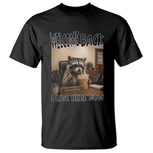 Funny Raccoon School Principal T Shirt Welcom Back To School TS14 Black Print Your Wear