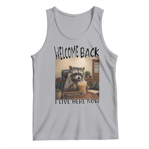 Funny Raccoon School Principal Tank Top Welcom Back To School TS14 Athletic Heather Print Your Wear