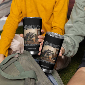Funny Raccoon School Principal Tumbler Cup Welcom Back To School TS14 Print Your Wear