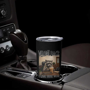 Funny Raccoon School Principal Tumbler Cup Welcom Back To School TS14 Print Your Wear