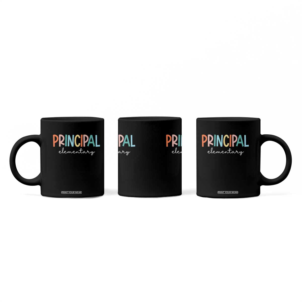 Boho Retro Vintage Elementary Principal Back to School Coffee Mug TS14 Print Your Wear