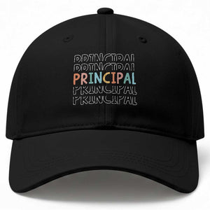 Boho Retro Vintage Principal Back to School Baseball Cap TS14 Print Your Wear