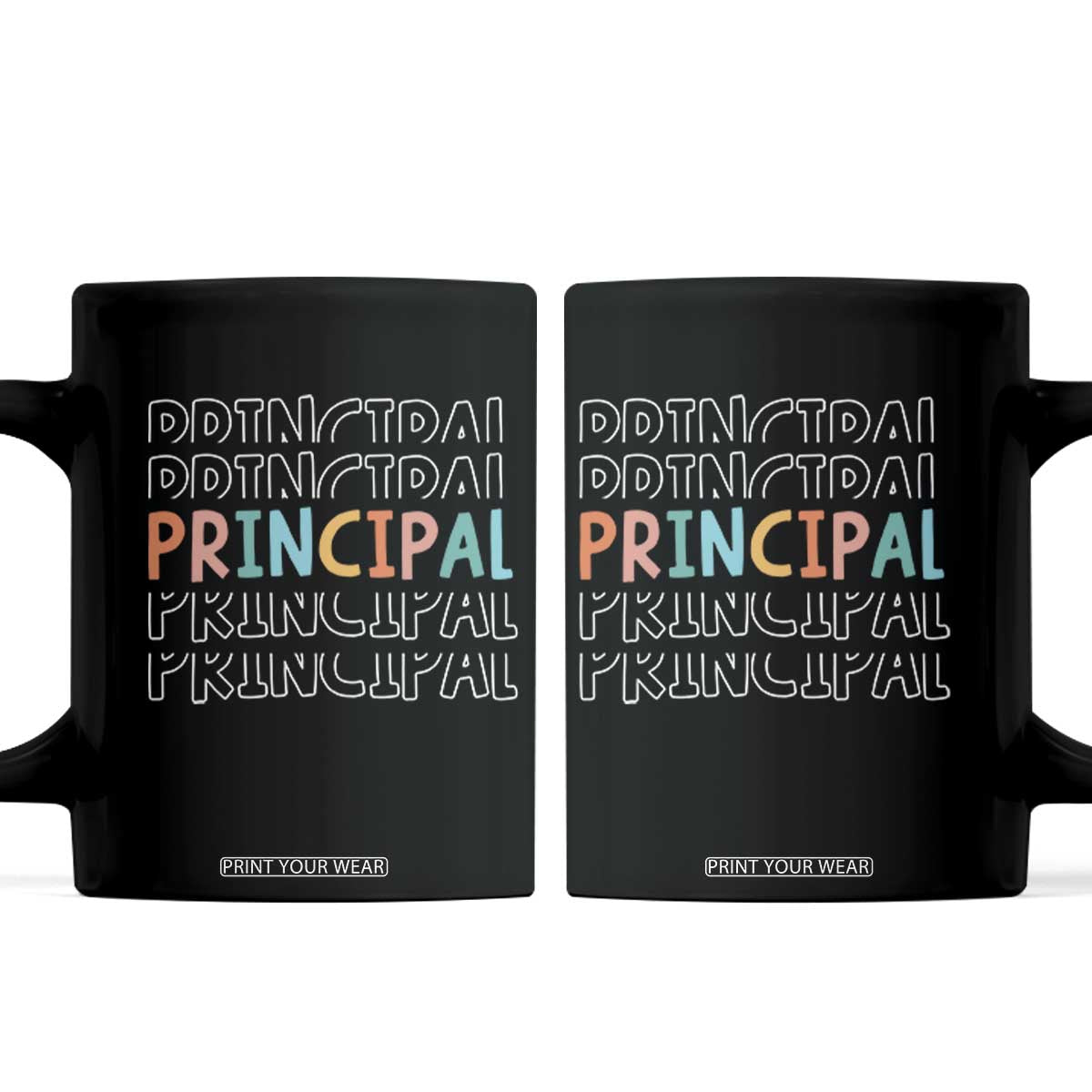 Boho Retro Vintage Principal Back to School Coffee Mug TS14 Black Print Your Wear