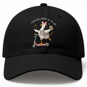 Counselor Support On The Way Baseball Cap Silly Goose School Counselor TS14 Print Your Wear