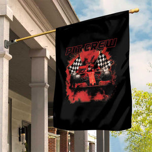 Racing Car Checkered Flag Garden Flag Pit Crew Race Car TS14 Print Your Wear