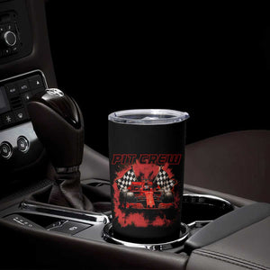 Racing Car Checkered Flag Tumbler Cup Pit Crew Race Car TS14 Print Your Wear