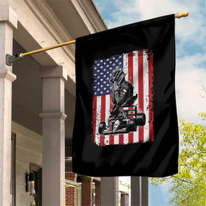 Patriotic Racing Car American Flag Race Garden Flag TS14 Print Your Wear