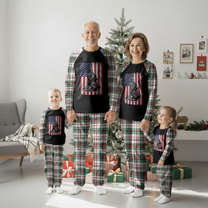 Patriotic Racing Car American Flag Race Plaid Pajama Set TS14 Christmas Plaid Print Your Wear