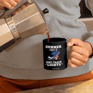 Sprint Car Racing Coffee Mug Summer Nights And Dirt Track Lights TS14 Print Your Wear