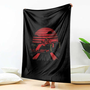 Racing Car Red Speed Motorsport Throw Blanket TS14 Print Your Wear