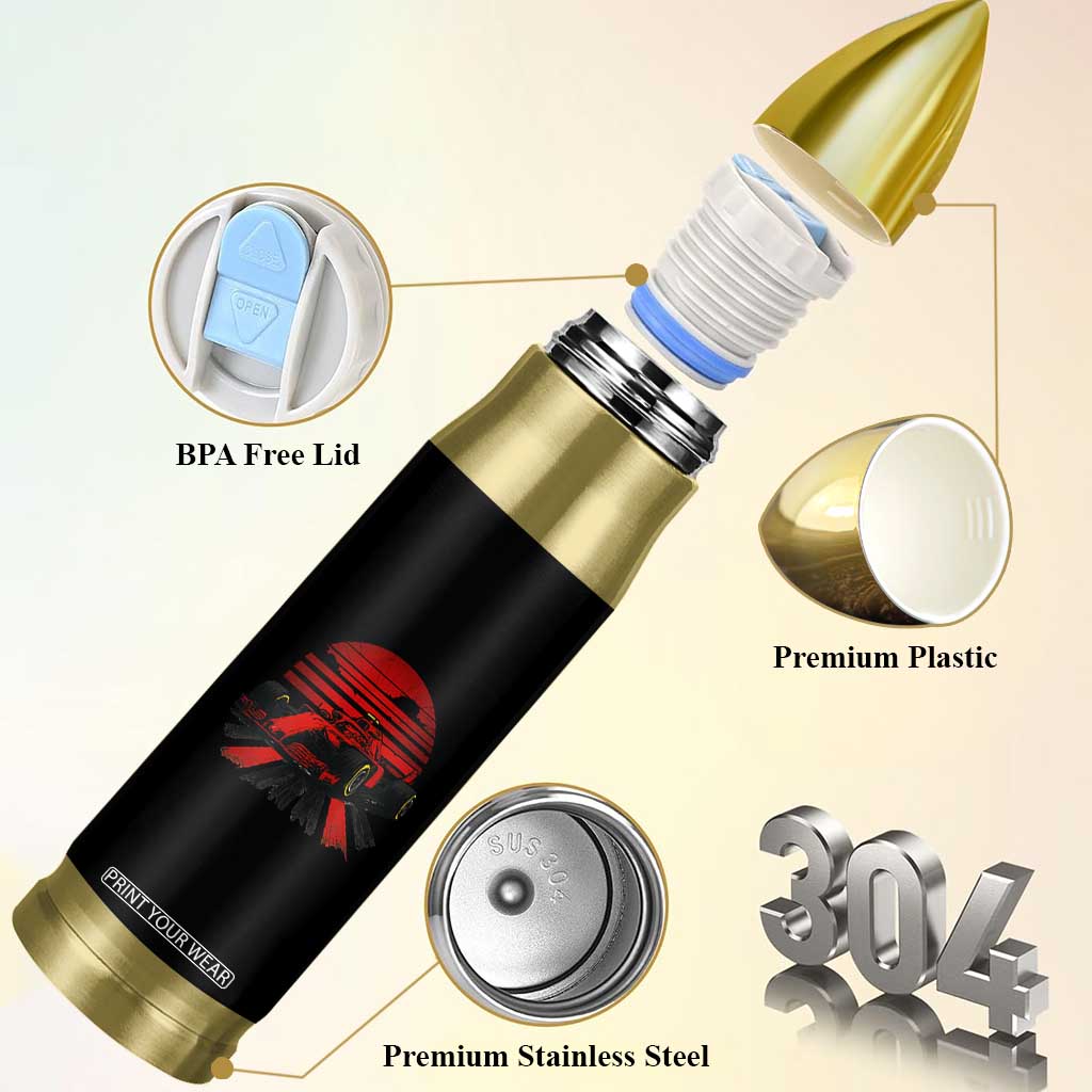 Racing Car Red Speed Motorsport Bullet Tumbler TS14 Print Your Wear