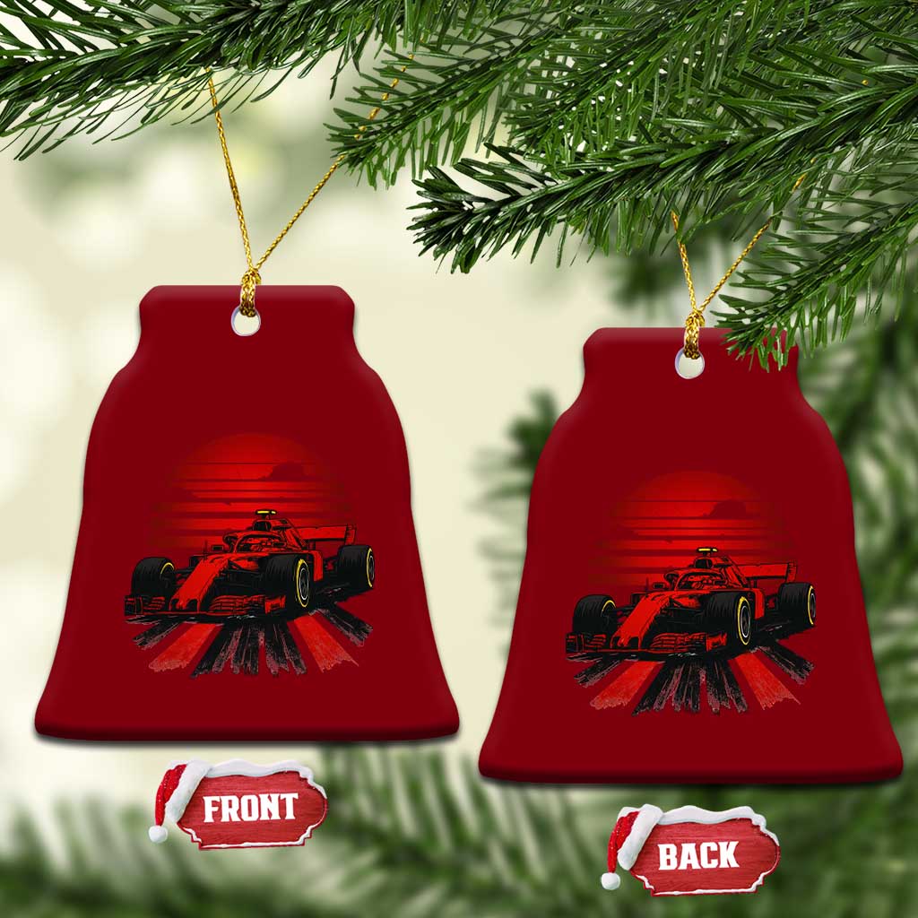 Racing Car Red Speed Motorsport Ceramic Ornament TS14 Print Your Wear