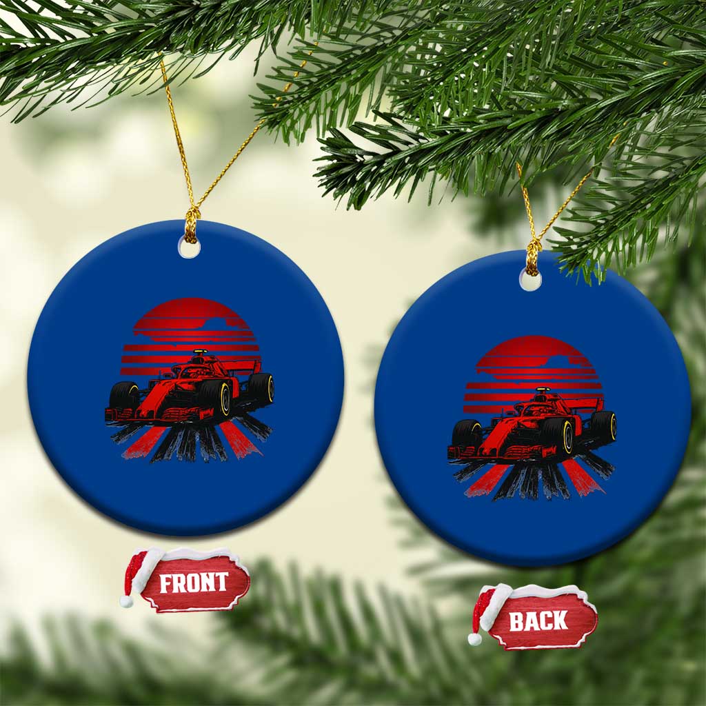 Racing Car Red Speed Motorsport Ceramic Ornament TS14 1pc Blue Print Your Wear