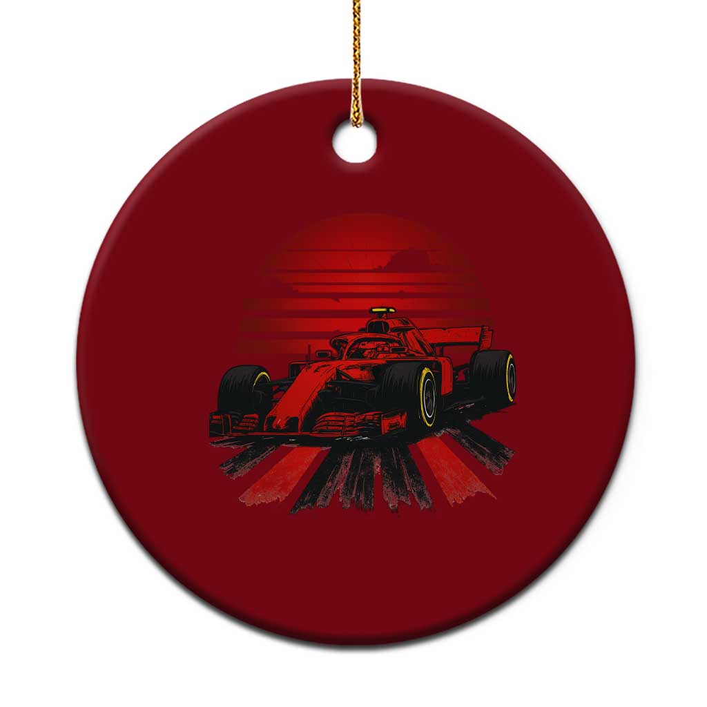 Racing Car Red Speed Motorsport Ceramic Ornament TS14 1pc Red Print Your Wear
