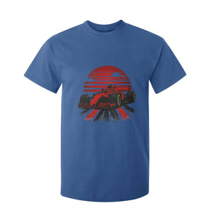 Racing Car Red Speed Motorsport T Shirt For Kid TS14 Royal Blue Print Your Wear