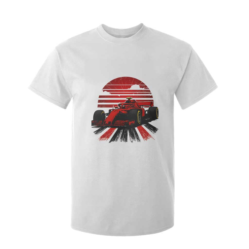 Racing Car Red Speed Motorsport T Shirt For Kid TS14 White Print Your Wear