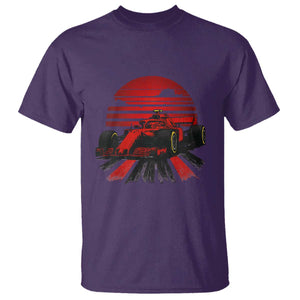 Racing Car Red Speed Motorsport T Shirt TS14 Purple Print Your Wear