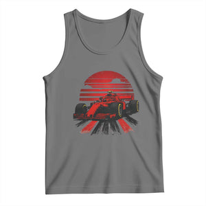 Racing Car Red Speed Motorsport Tank Top TS14 Black Heather Print Your Wear