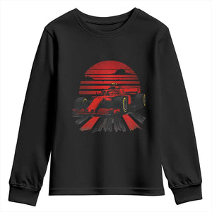 Racing Car Red Speed Motorsport Youth Sweatshirt TS14 Black Print Your Wear