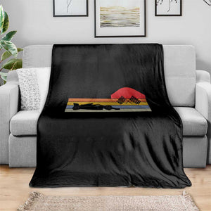 Racing Car Retro Style Vintage Throw Blanket TS14 Print Your Wear