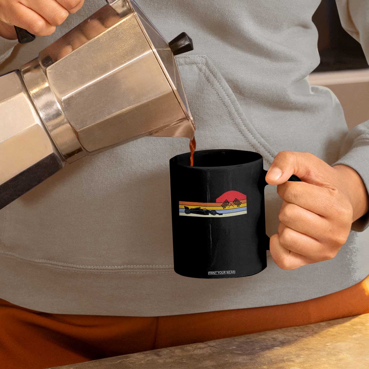 Racing Car Retro Style Vintage Coffee Mug TS14 Print Your Wear