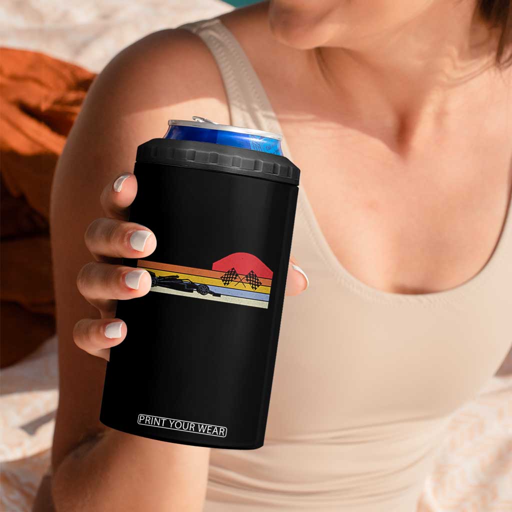 Racing Car Retro Style Vintage 4 in 1 Can Cooler Tumbler TS14 Print Your Wear