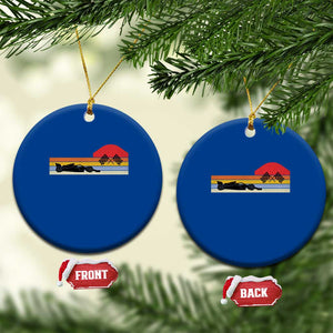 Racing Car Retro Style Vintage Ceramic Ornament TS14 1pc Blue Print Your Wear