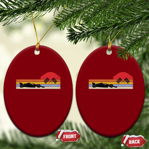 Racing Car Retro Style Vintage Ceramic Ornament TS14 Print Your Wear
