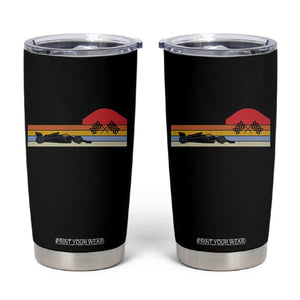 Racing Car Retro Style Vintage Tumbler Cup TS14 Black Print Your Wear