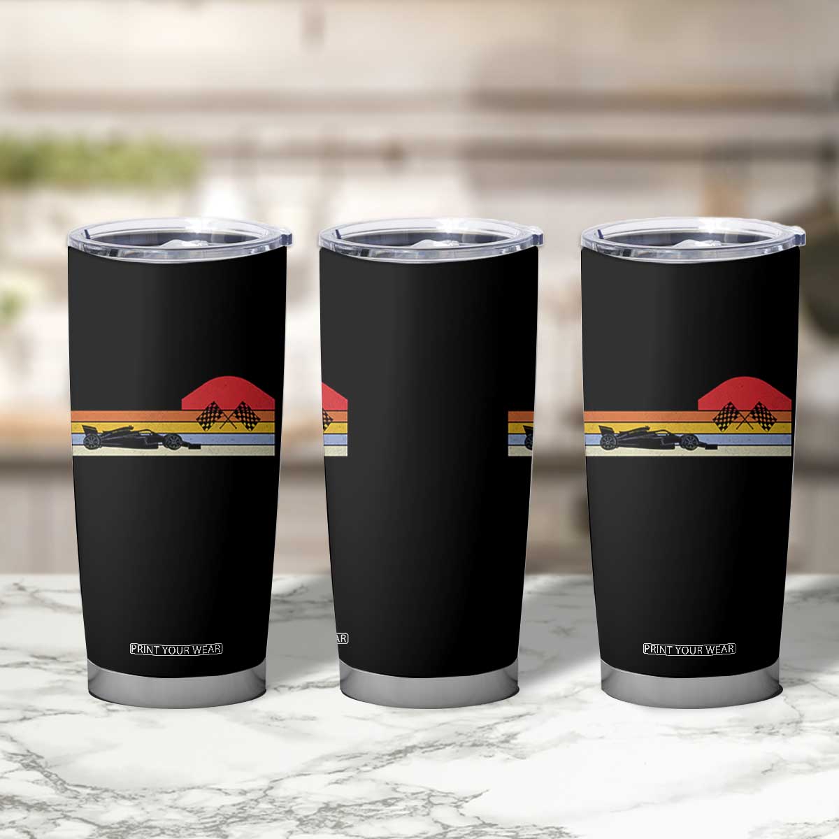 Racing Car Retro Style Vintage Tumbler Cup TS14 Print Your Wear