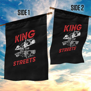 Racing Car Garden Flag King Of The Streets TS14 Print Your Wear