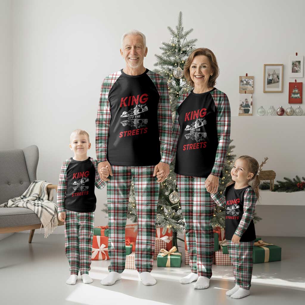 Racing Car Plaid Pajama Set King Of The Streets TS14 Christmas Plaid Print Your Wear