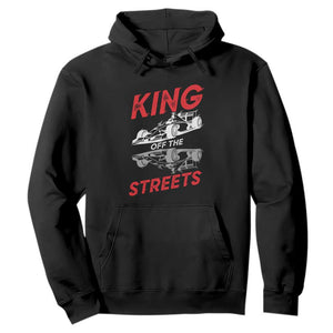 Racing Car Hoodie King Of The Streets TS14 Black Print Your Wear