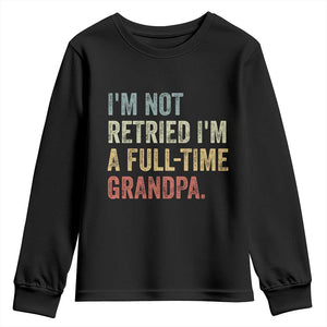 I'm Not Retired I'm a Professional Grandpa Youth Sweatshirt Funny Retirement