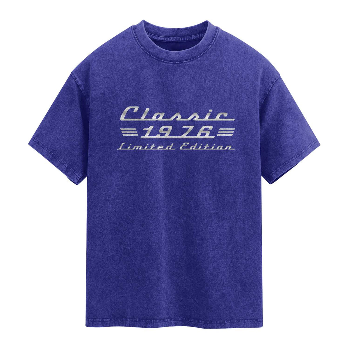 50th Birthday 1976 Limited Edition Classic Car Washed Cotton T-Shirt