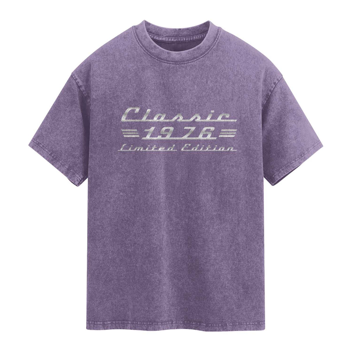 50th Birthday 1976 Limited Edition Classic Car Washed Cotton T-Shirt