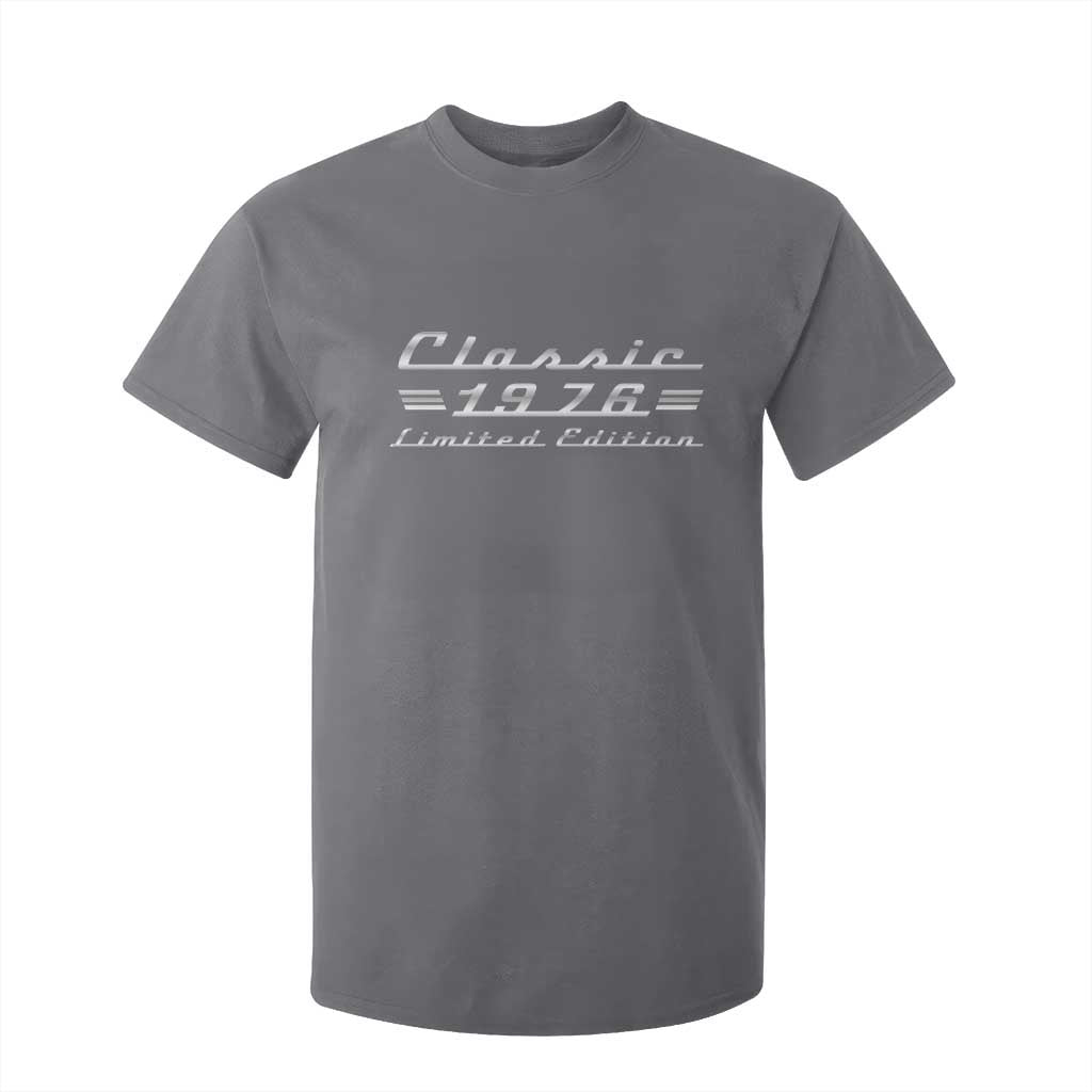 50th Birthday 1976 Limited Edition Classic Car T Shirt For Kid