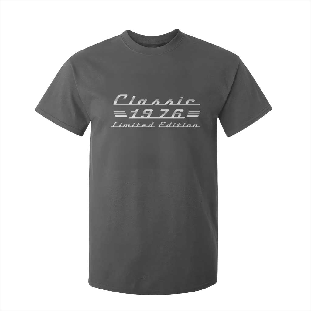 50th Birthday 1976 Limited Edition Classic Car T Shirt For Kid