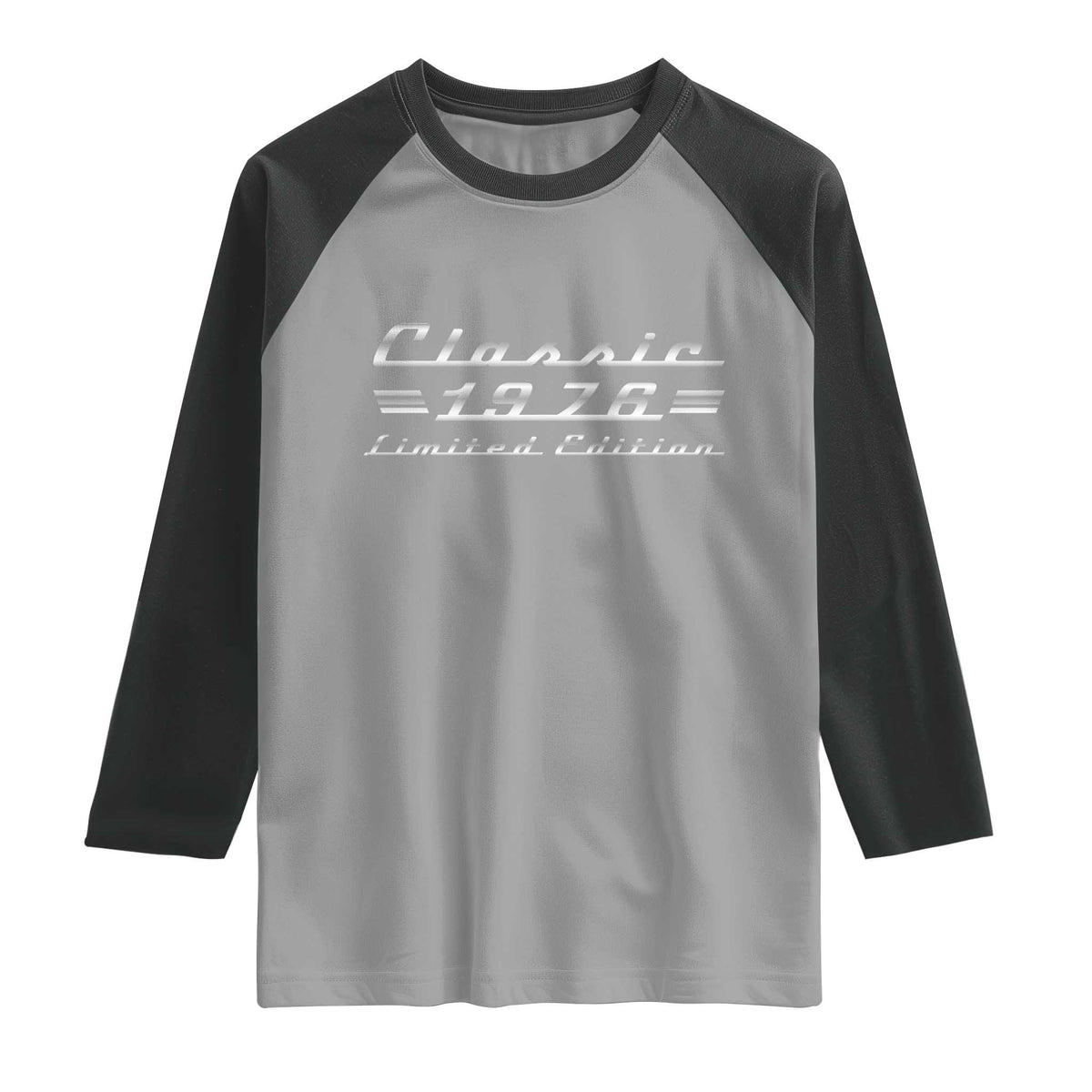 50th Birthday 1976 Limited Edition Classic Car Raglan Shirt