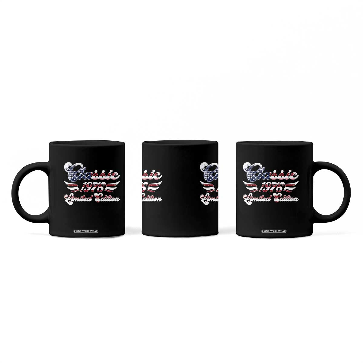 50th Birthday 1976 Limited Edition Classic Pony Car Inspo Coffee Mug