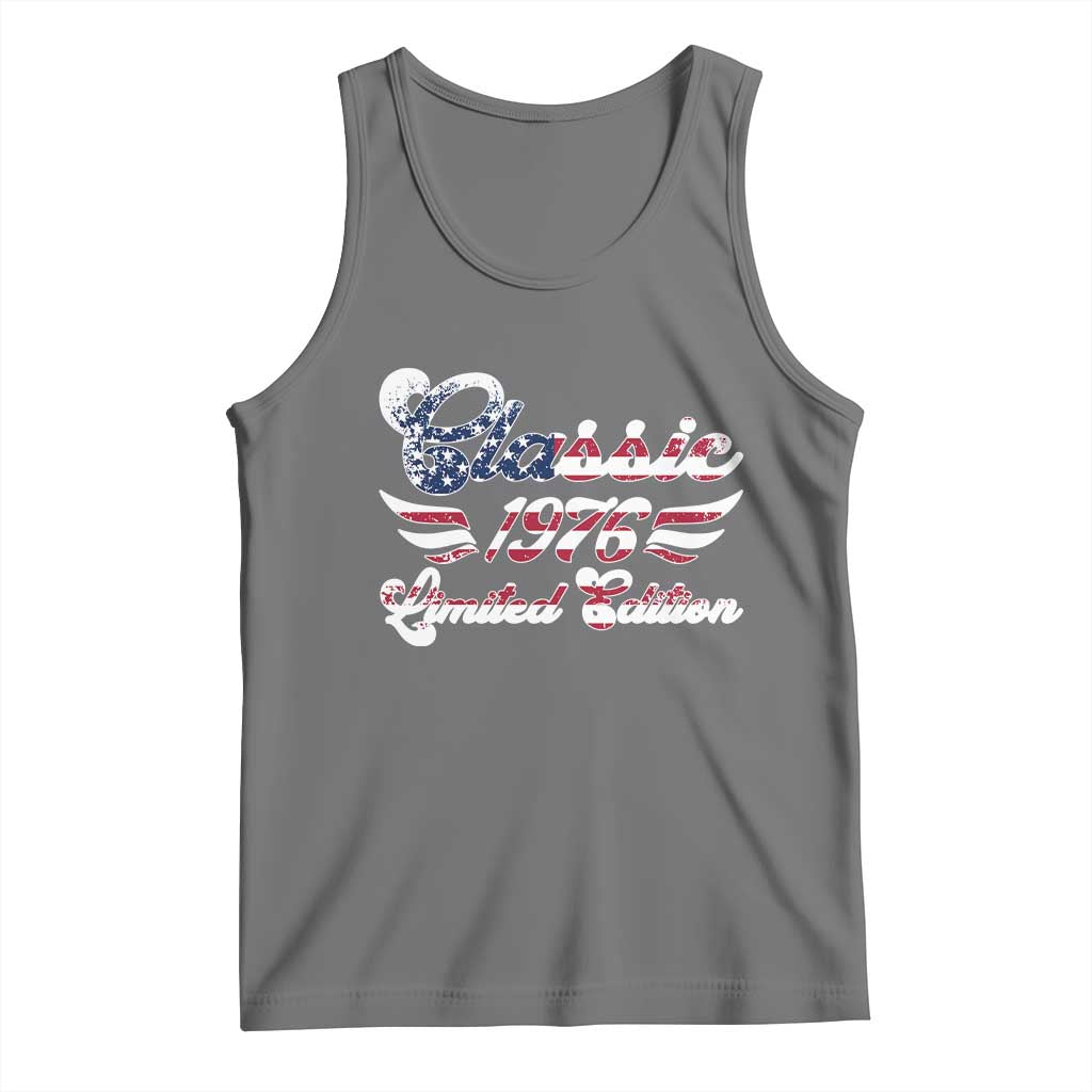 50th Birthday 1976 Limited Edition Classic Pony Car Inspo Tank Top