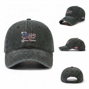 50th Birthday 1976 Limited Edition Classic Pony Car Inspo Washed Cotton Baseball Cap