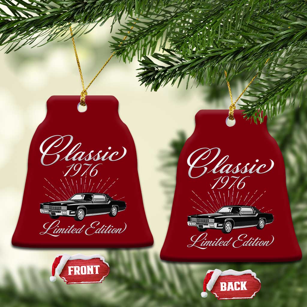 60th Birthday 1991 Limited Edition Ceramic Ornament Vintage Classic American Luxury Car