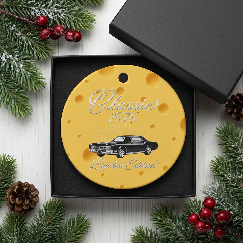 60th Birthday 1991 Limited Edition Ceramic Ornament Vintage Classic American Luxury Car
