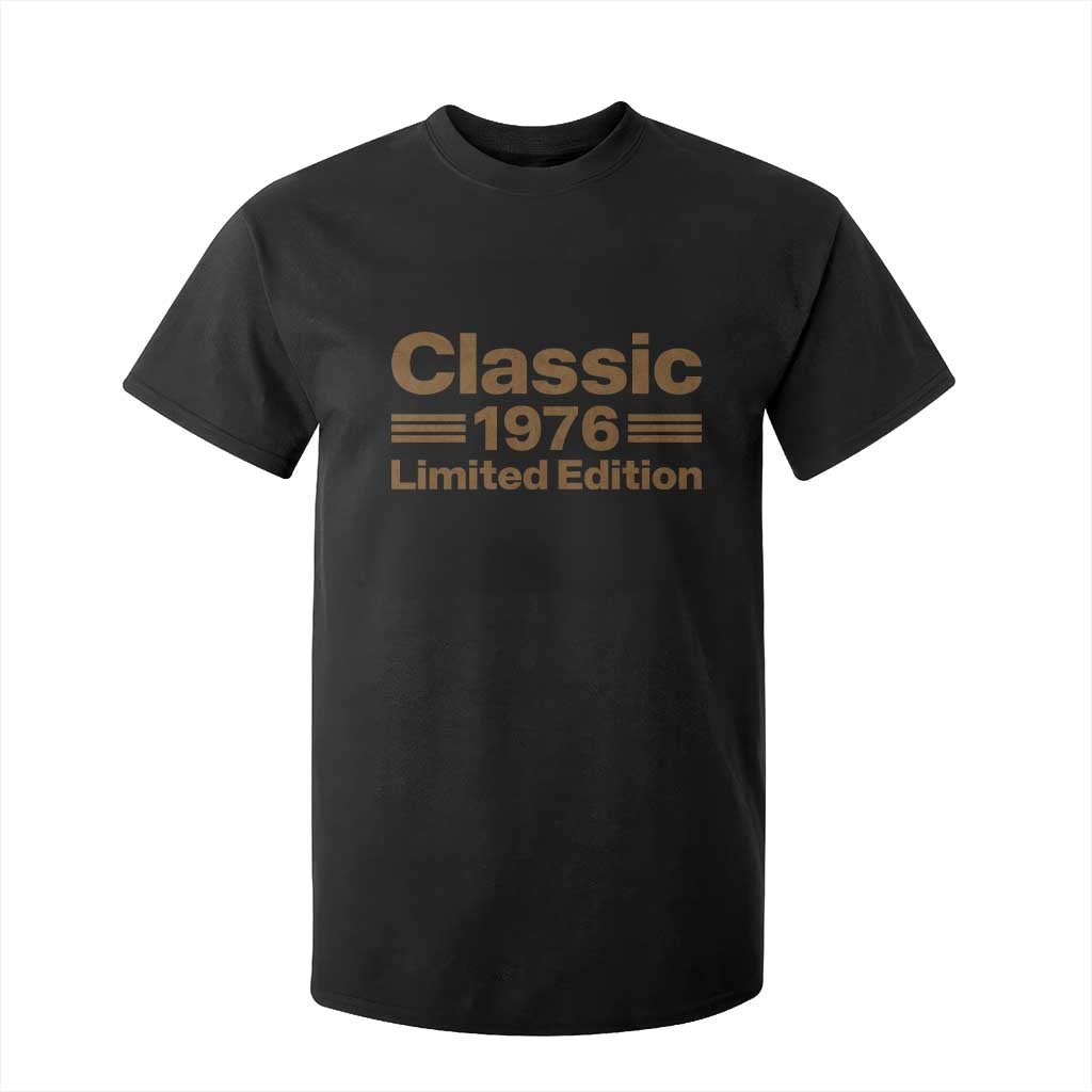 50th Birthday 1976 Limited Edition WWII Military Utility Vehicle Inspo T Shirt For Kid