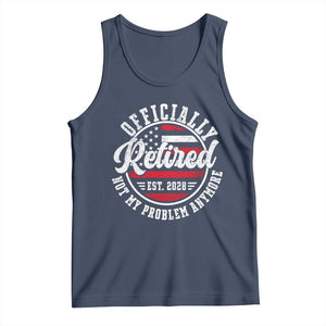 Retired 2028 Not My Problem Anymore US Flag Retirement Tank Top