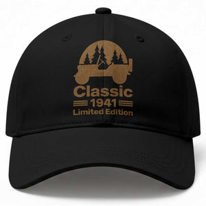 85th Birthday 1941 Limited Edition WWII Military Utility Vehicle Baseball Cap